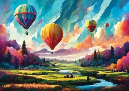 Puzzle ART PUZZLE Tal der Träume 260 Teile