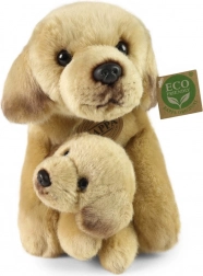 Rappa Plüsch-Labrador mit Welpen liegend 25 cm ECO‑FRIENDLY