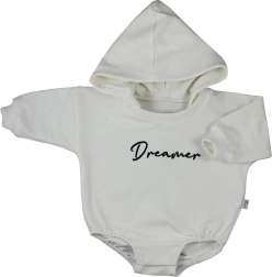 Babybody mit langen Ärmeln und Kapuze KOALA Dreamer – beige