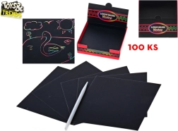 Kratzelbilder TOYS & TRENDS – Kreativset mit 100 Blättern