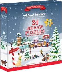 Adventskalender: Weihnachtsmarkt-Puzzle 24×50 Teile
