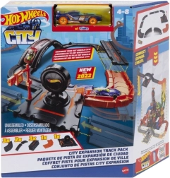 Stadt-Bauset HOT WHEELS City – Erweiterungsset mit Auto