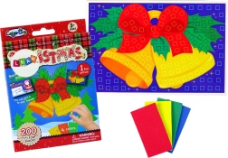 DIY bunte festliche Mosaik Glocke