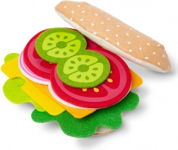 Set von Filz-Sandwiches für Kinder