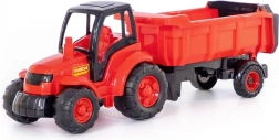 Großer Kunststofftraktor mit Anhänger für Kinder ab 1 Jahr