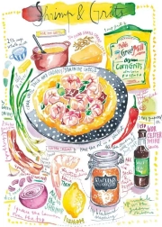 Puzzle Garnelen mit Grütze 1000 Teile MAGNOLIA