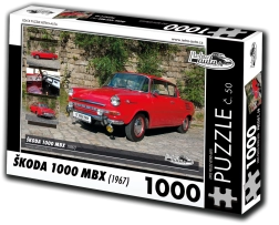 Puzzle Retro-Autos Škoda 1000 MBX (1967) – 1000 Teile