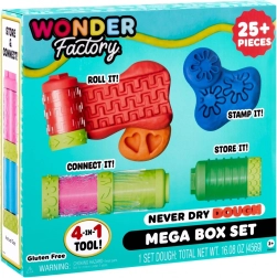 Modelliermasse Wonder Factory Never Dry Dough Mega Box Set