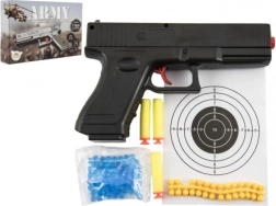 20 cm Gelblaster mit Wasserkugeln und Schaumdarts