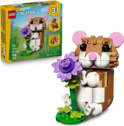 Creator 3-in-1 niedlicher Hamster mit Blume
