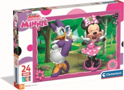 Puzzle Minnie und Daisy auf Spaziergang MAXI 24 Teile