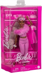 Barbie Deluxe Style – rosa flauschiges Set