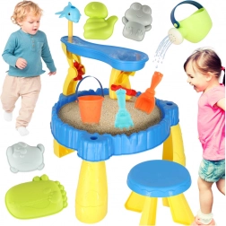 Kinderspieltisch mit Sandkasten und Wasserspiel 2-in-1