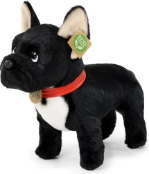 Plüsch Französische Bulldogge schwarz mit Halsband 30 cm eco-friendly