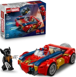 Spider‑Man Auto vs. venomisierter Wolverine – LEGO Marvel Bauset