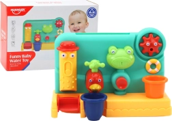 Badefontäne-Spielzeug für Kinder mit Frosch und Wasserrad