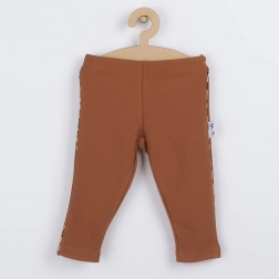 Baby-Leggings aus Baumwolle Nicol Mia braun