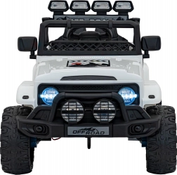 Elektrisches Kinderauto Off‑Road Climber – Weiß