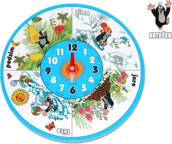 Holzwanduhr MAULWURF 20 cm