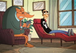 Puzzle CLEMENTONI Netflix Dieser Welt entkomme ich nicht Zerocalcare 1000 Teile