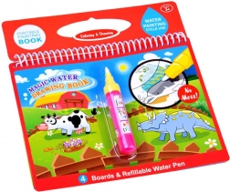 Wasser-Malbuch mit Tieren