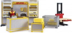 Bruder BWORLD Paketstation DHL mit Zubehör