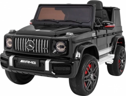 Elektrisches Kinderauto MERCEDES-AMG G63, schwarzer Lack mit Fernbedienung