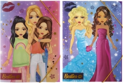 Schulordner mit Gummiband A4 Besties