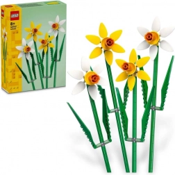 LEGO Narzissen – gelbe und weiße Narzissen für die Vase