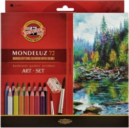 KOH-I-NOOR Aquarellbuntstifte Mondeluz 3714 - 72 Stk.