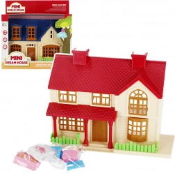 Puppenhaus mit Zubehör für Kinder 3+