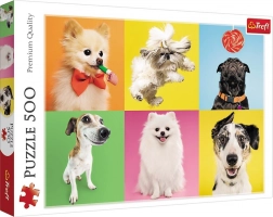 Puzzle Hunde Collage 500 Teile - Trefl
