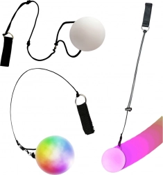 Leuchtende LED-Jonglierkugel