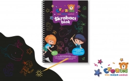 Kritzelnotizblöcke in Farbe 14 × 20 cm, 10 Blatt