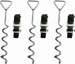 Marimex Verankerungsset für Trampoline (3 Stk.)