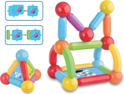 Magnetisches Konstruktionsspielzeug mit 50 Teilen