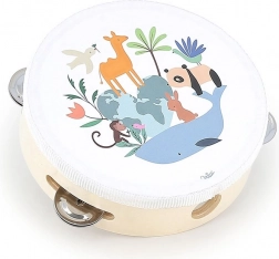 Holztamburin Tiere der Welt von Sarah Betz