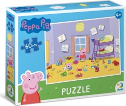 Puzzle Peppa Pig – Spielen im Kinderzimmer, 60 Teile