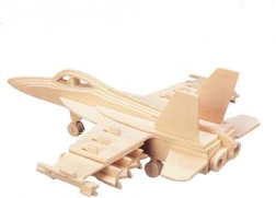 Woodcraft Holz-3D-Puzzle – Jet