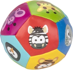 Bunter weicher Ball mit Tieren