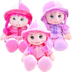 Genähte Puppe Zuzanka mit Hut