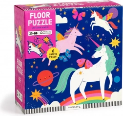 Mudpuppy Bodenpuzzle Magische Einhörner 25 Teile