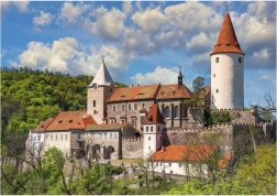 Dino Puzzle Burg Křivoklát 100 XL Teile