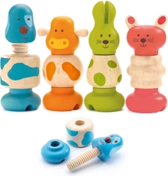 Djeco Schraubtiere aus Holz