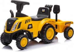 Rutschauto Traktor CAT Marke Chipolino gelb
