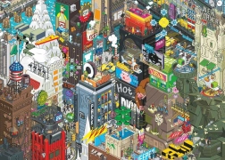 Heye Puzzle Pixorama: New Yorker Spurensuche 1000 Teile