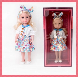 Puppe mit blonden Haaren 38 cm