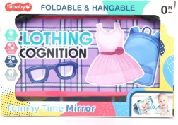 Weiches 3-in-1-Babybuch mit Spiegel und Beißring