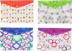 Mappe mit Druckknopf 35x25 cm