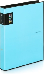 Ordner A4 PASTELINI blau, 2‑Ring laminiert